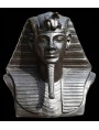 Tutankhamon in plaster black patina