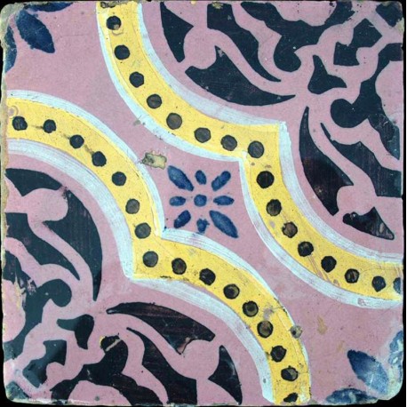 Ancient majolica tile