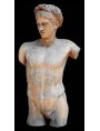 Torso di Apollo greco romano in terracotta