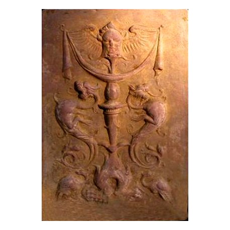 Basrelief in terracotta