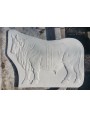 Bull Chalk relief - rectangular frame