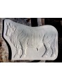 Bull Chalk relief - rectangular frame