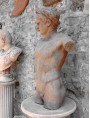 Greek Roman Apollo torso in terracotta