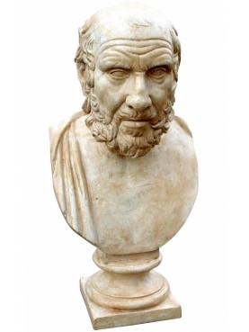 Plato philosopher bust - patinated plaster cast