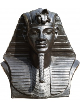 Tutankhamon in gesso patina nera