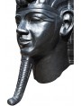 Tutankhamon in gesso patina nera