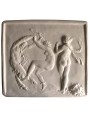 Satyr and Nymphs - Plaster bas-relief