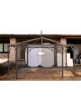 Forged Iron octagonal gazebo.