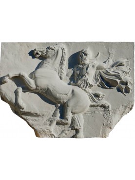 Metope of the Parthenon of Athens in plaster - East Frieze Block 8