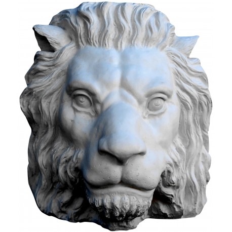 Renaissance lion head plaster cast