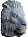 Renaissance lion head plaster cast