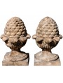 French terracotta Pine cone H.63cms