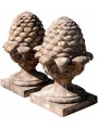 French terracotta Pine cone H.63cms