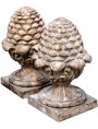 French terracotta Pine cone H.63cms