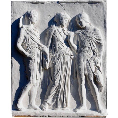 Our plaster cast basrelief