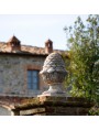 French terracotta Pine cone H.63cms