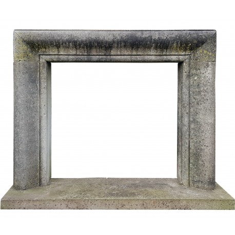 Salvator Rosa fireplace in pietra serena stone