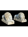 Two copies of Canova lions