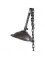 Iron ceiling lamp industrial suspension chandelier