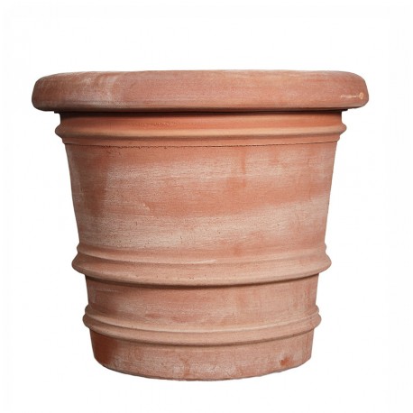 Conca cilindrica Ø80cm da limoni in terracotta