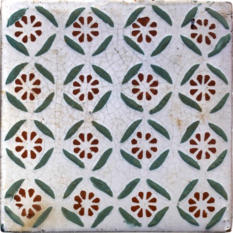 Ancient majolica tile