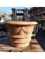 Tuscan Vase Ø90cms Impruneta flowerpot with festoons