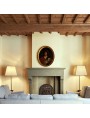 LARGE FIREPLACE in sandstone made for the Ghirlandaio residence