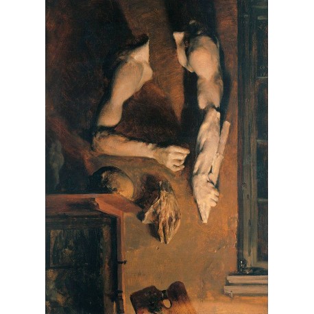 Flayed arms by Edouard Lanteri