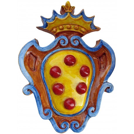 Medici's majolica coat of arms - Delle Robbia