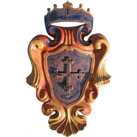 Majolica Coat of arms with Pisa cross