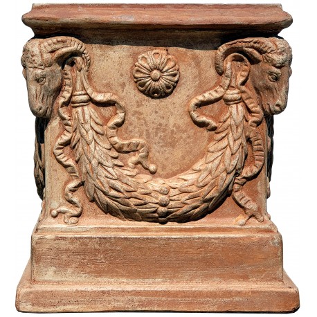 Terracotta cassetta 34X34XH36 modello della manifattura di signa