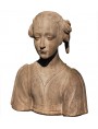 Bust of Santa Costanza in terracotta