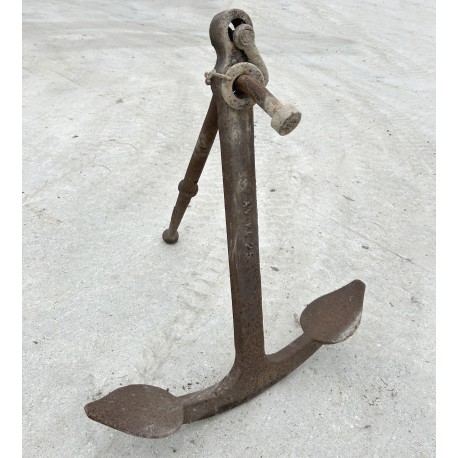 Antique Admiralty Stock Anchor H 75 cm