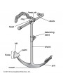 Antique Admiralty Stock Anchor H 75 cm