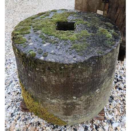 Ancient mill wheel in Bedonia stone