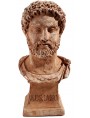 Hadrian terracotta small bust roman emperor