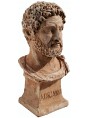 Hadrian terracotta small bust roman emperor