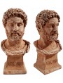 Hadrian terracotta small bust roman emperor