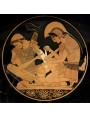 Achilles blindfolds Patroclus, vase painting by Sosia, early 5th century BC, Berlin, Staatliche Museen