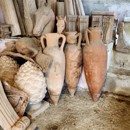 Copies of Roman amphorae
