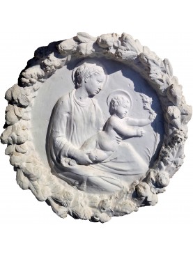 ancient robbiana Ø 52 cm plaster model for sculptors