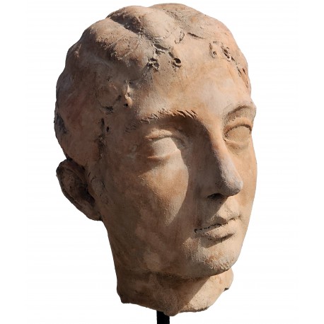 Roman woman with corded hairstyle