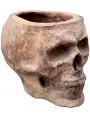 Seventeenth-century skull of our production in vase shape