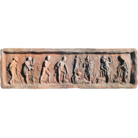 Bas-relief of Greco-Roman origin - nine personages