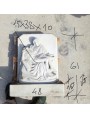 Old Misercordia Madonna in white Carrara marble