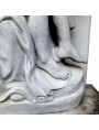 Old Misercordia Madonna in white Carrara marble