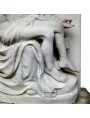 Old Misercordia Madonna in white Carrara marble