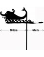measures 164 cm X H 62 cm (150 cm rod)