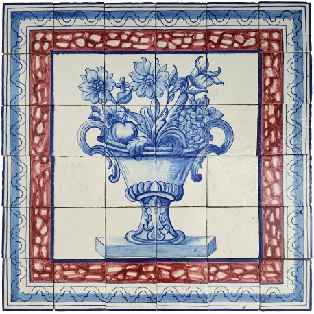 Panel of 30 azulejos 15x15 cm