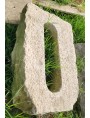 Ancient window for arquebusiers in limestone